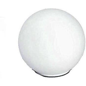 Lámpara de mesa moderna Globe E27 35 cm blanca con estructura metálica