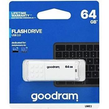 Goodram UME2-0640W0R11 PENDRIVE USB 64GB USB 2.0 Blanco