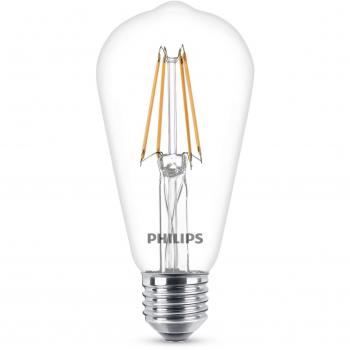 Philips 929001237401 - Bombilla LED estándar filamento, casquillo E27, consume 6 W