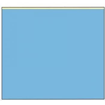 Mediberg Campo Quirúrgico con Lado Adhesivo en Tela No Tejida Doble Acoplamiento, Absorbente e Impermeable, Estéril, Desechable, 2 Capas, Azul Claro, Tamaño 120x150 cm, Libre de Látex, 50 pz empacadas