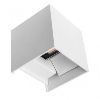 Aplique Barredor Pared LED 10W Blanco Aluminio IP65