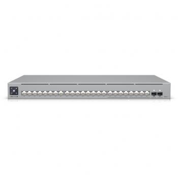 Ubiquiti USW-Pro-Max-24-PoE L3 2.5G Ethernet Switch, 26-Port, Gigabit Ethernet, Power over Ethernet (PoE++), SFP+, Grey