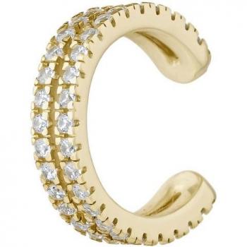 Ear cuff Earcandy Ophelia de Plata 925 con baño de oro 18k