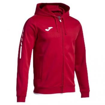 Chaqueta Joma Olimpiada Hombre Roja, Sudadera con Cremallera, Sudadera con Capucha Roja, Talla XXL para Hombre