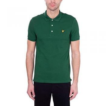 Lyle & Scott Men's Slim Fit Plain Polo Shirt - Cotton and Elastane