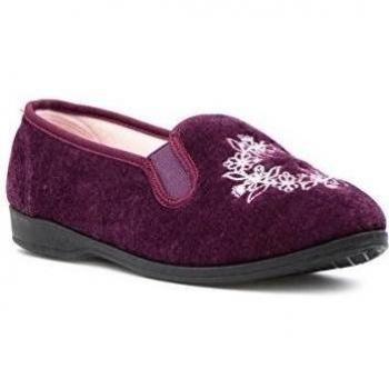 The Slipper Company - Zapatillas de estar por casa de Material Sintético para mujer, color Morado, talla 37 1/3
