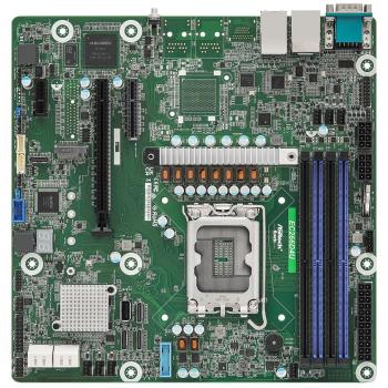 Placa Base ASRock EC266D4U LGA 1700 DDR5 Micro ATX para Intel Xeon E-2400 con Dual LAN y M.2