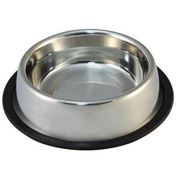 Arquivet Comedero Perro Gato Mascotas - Inoxidable Antideslizante - 1,80 L / 29 cm