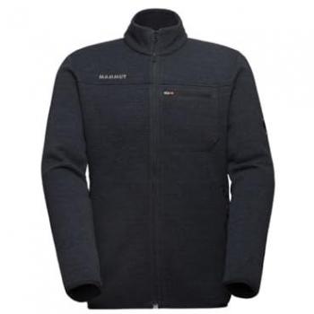 Forro polar Mammut Arctic IV negro - XL, chaqueta de hombre con cremallera y tejido térmico