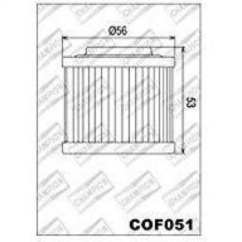 Filtro de aceite CHAMPION COF052 para APRILIA Pegaso, compatible con modelos específicos, diseñado para proporcionar filtración eficiente y protección del motor, fabricado con materiales de alta calidad para garantizar durabilidad y rendimiento óptim