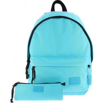 TOTTO Pack Kalex Mochila con Estuche Azul