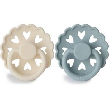 Chupetes de Silicona FRIGG Fairytale - Set de 2 (El Patito Feo y Ole Lukoie) 0-6M