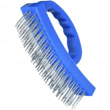 Silverline 250554 - Cepillo de alambre con mango cerrado