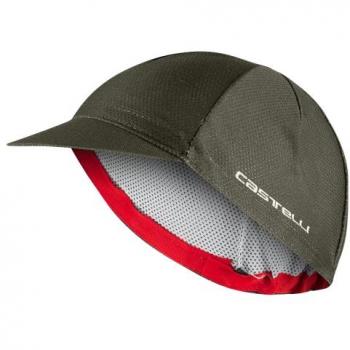 Gorra Castelli Rosso Corsa 2 Verde Oscuro