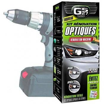Kit de Renovación de Ópticas para Faros GS27 - 100ml - Uso con Taladro
