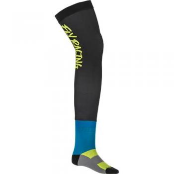 Calcetines de Rodillera FLY Racing Hi-Vis Negro Azul L/XL