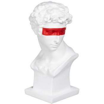Figura Decorativa Resina Blanco 20,5 x 20,5 x 39 cm - Originalidad Garantizada