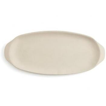 Bandeja de Aperitivos Quid Mineral Cerámica Beige 13 x 30,5 cm (8 Unidades)