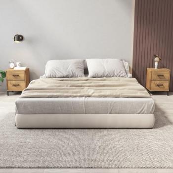 Mesitas de noche 2 uds madera maciza de pino 36x30x45 cm Marrón