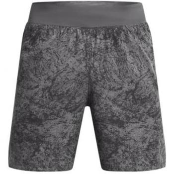 Under Armour Launch Pro 7-inch Printed Running Shorts for Men - Grey