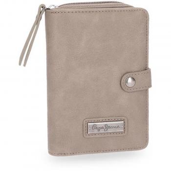 Pepe Jeans Croc Monedero, 14 cm, 0.36 Litros, Beige