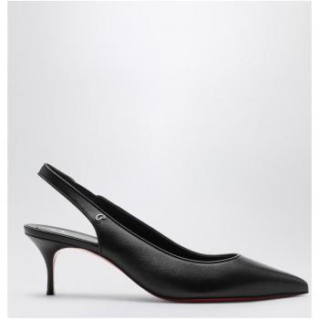 Christian Louboutin Women's Leather Sporty Kate Slingback Pumps in Black | Size 37.5