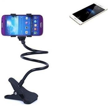 stand de mesa para Oppo R7s, negro sostenedor del clip de teléfono inteligente smartphone escritorio, 65cm - K-S-Trade