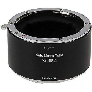 Fotodiox Pro Automatic Macro Extension Tube, 35mm Section - for Nikon Z-Mount MILC Cameras for Extreme Close-up Photography