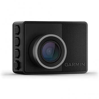 Garmin Dash CAM 57 – Cámara Delantera para Coche con Pantalla de 2”, 1440 píxeles y 140 Grados, Detector de incidentes y Modo vehículo aparcado, 3.7 MP