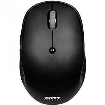 Port Designs 900709 - Ratón Ambidextro RF Inalámbrico + Bluetooth 1600 DPI
