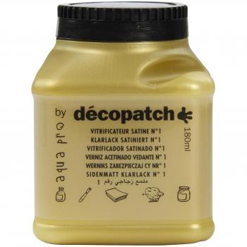 Decopatch VA180 Aquapro barniz decorativo satinado 180 ml