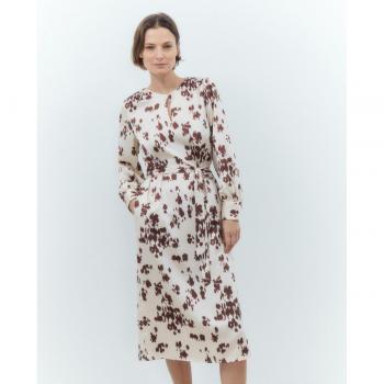 Vestido largo con cuello caja - Woman El Corte Inglés