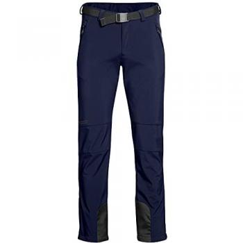 Maier Sports Men's Tech Pants M - Warm Softshell, Windproof, Stretchable, Size 44, Dark Blue