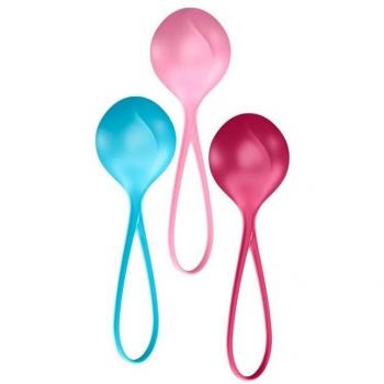 Satisfyer Strengthening Balls Set de 3 Bolas Chinas para Entrenamiento Pélvico