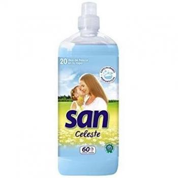 San Suavizante Concentrado Celeste, 60 Lavados - 1440 ml