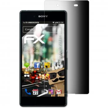 atFoliX Filtro de Privacidad Sony Xperia Z3 Plus / Xperia Z4 Película de Privacidad - Set de 1 - FX-Undercover