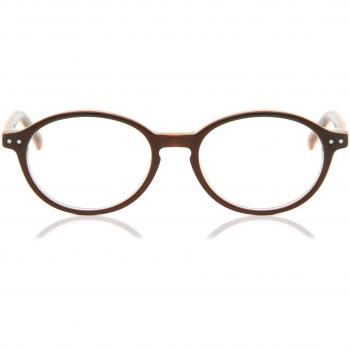 SmartBuy Kids Round Full Rim Plastic Prescription Glasses - Orange - Size 45 - Blue Light Block Available - Free Lenses