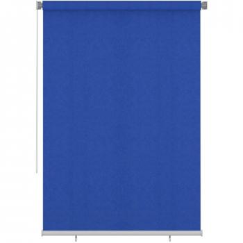 Cortina de rodillo exterior 160x230 cm azul HDPE