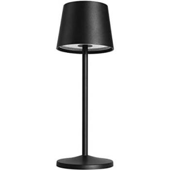 Lámpara de Mesa LED Inalámbrica y Recargable Treta Classic IP54 Regulable Color Negro