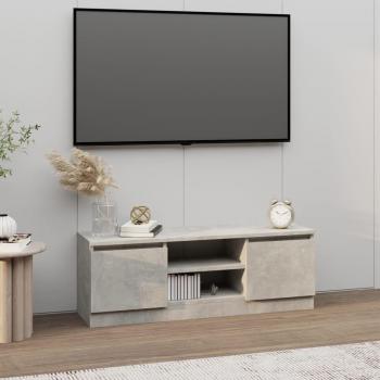 Mueble de TV con puerta gris hormigón 102x30x36 cm vidaXL, Mueble de salón, Mueble TV, Mesa de TV