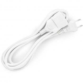 Alargo manguera Onlex 10A 2x1mm blanco 5mts