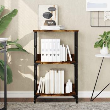 Librería Roble Humo 50x33x82 cm Madera Multicapa