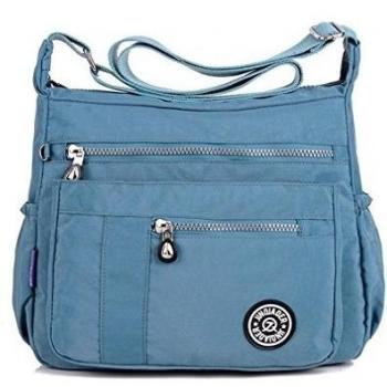 tianhengyi Mujer Ligero Nailon Bolso Bandolera Bolsa de hombro Casual Messenger Bag con cremallera bolsillos
