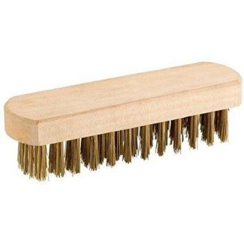 Alyco 197565 197565-Cepillo Manual de fundicion Acero latonado con Mango de Madera