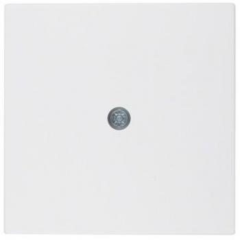 Placa Central Berker S.1/B.3/B.7 para Salida de Cable 10191909 - Blanco Mate