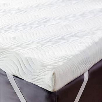 Bedsure Topper Viscoelastico 90x200 7cm - Sobrecolchon de Espuma Hipoalergénico con Memoria, Colchoncillo Cama 90 Ergonómico con 1 Funda Extraíble y Lavable, Mattress Topper Memory Foam