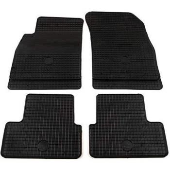 vidaXL Juego Alfombrillas de Coche a Medida Goma 4 Piezas Esterillas Alfombras