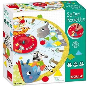 Goula - Safari roulette, Juego de mesa preescolar a partir de 3 años