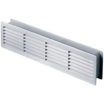 Rejilla Ventilación para Puerta 44x12 cm Blanca T15