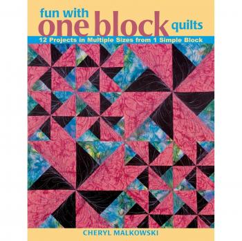 One Block Quilting Fun - Print on Demand Edition by Cheryl Malkowski